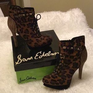 Sam Edelman REAL DYE CALF FUR bootie